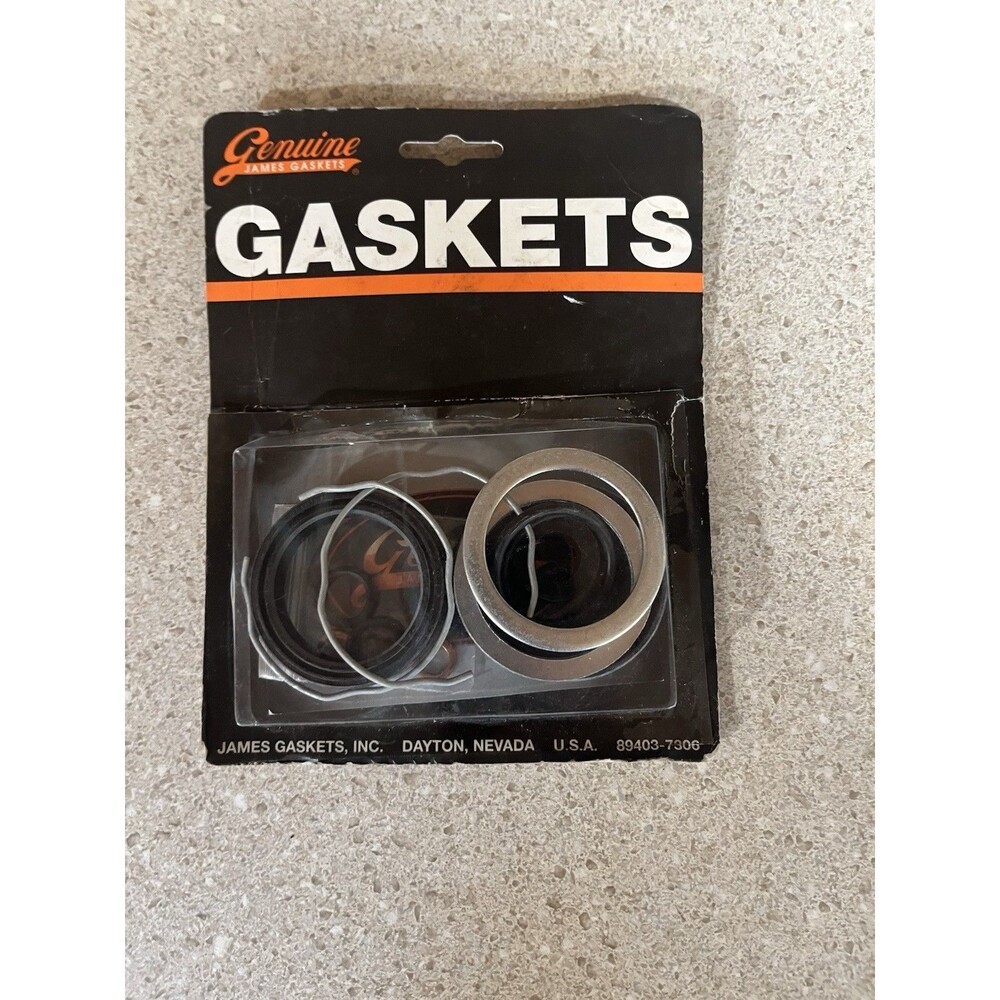 Front Fork oil Seal Kit Genuine James Gaskets Harley Davidson 7306 Vintage